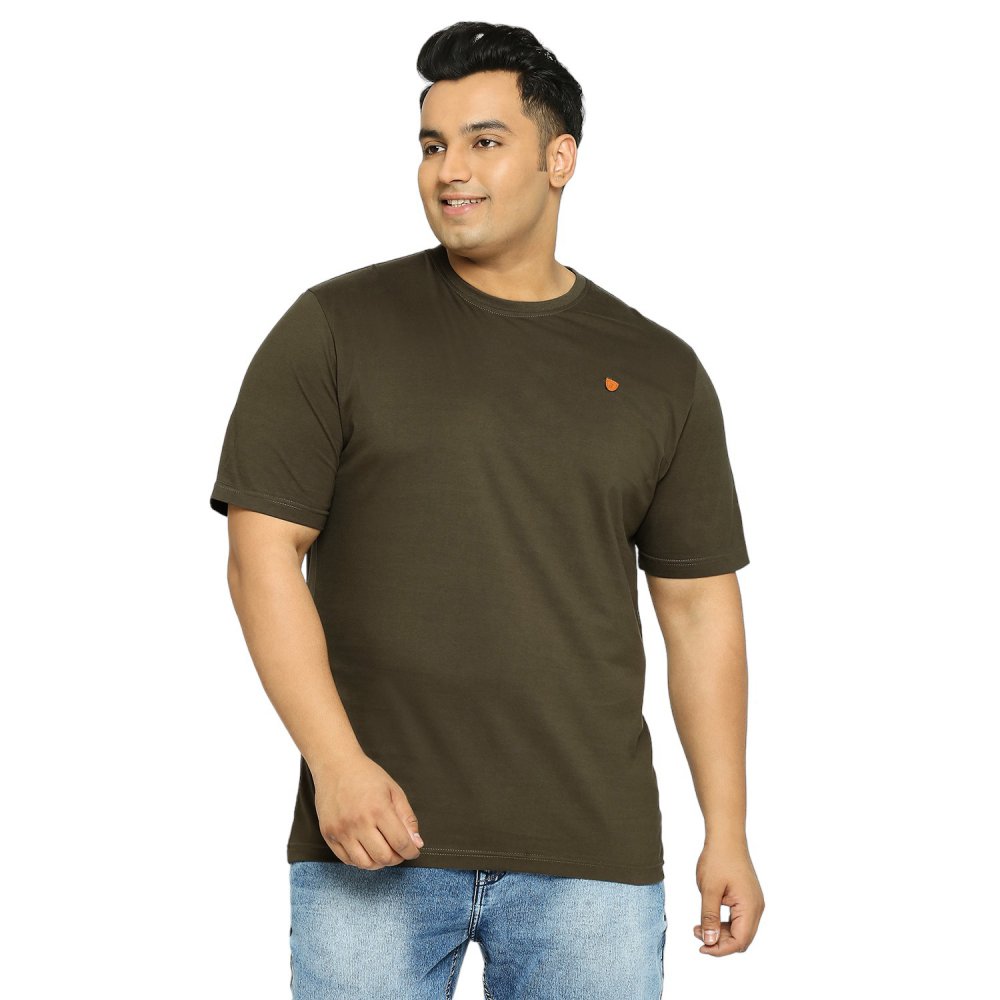 T-Shirt - Plain - Olive Green