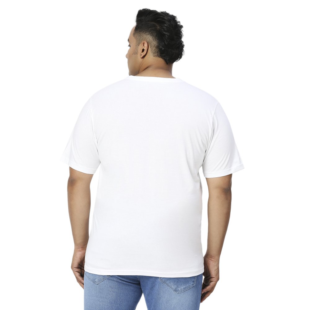 T-Shirt - Henley - White