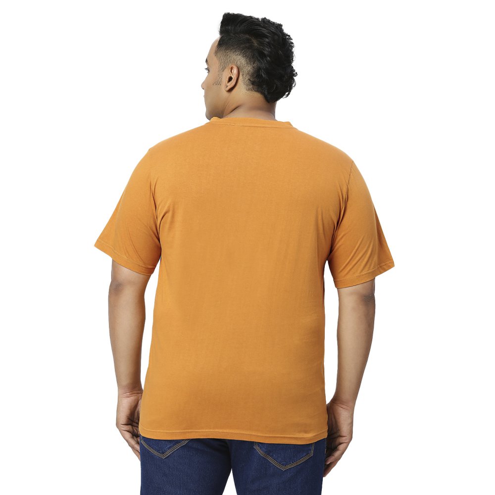 T-Shirt - Henley - Mustard