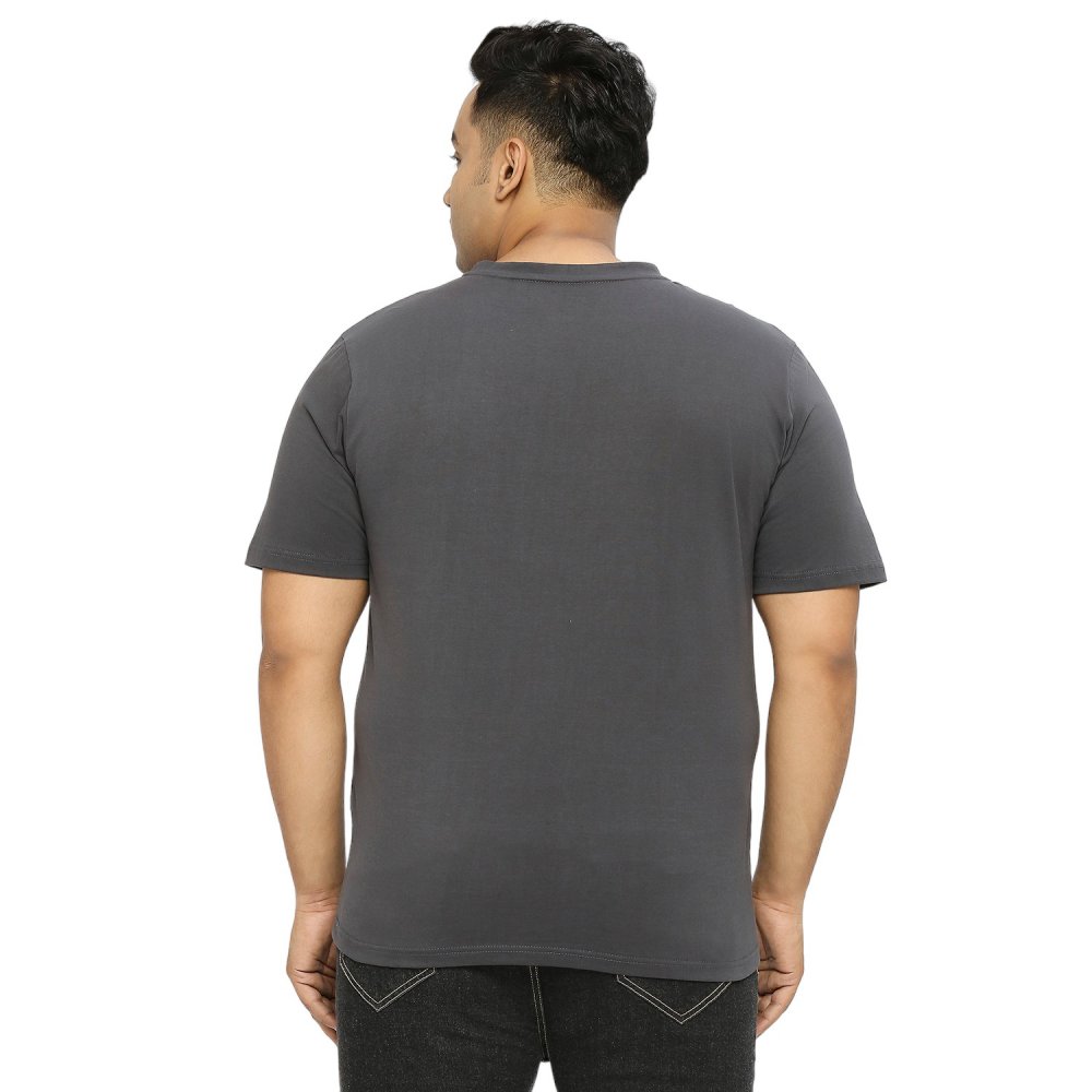 T-Shirt - Henley - Dark Grey