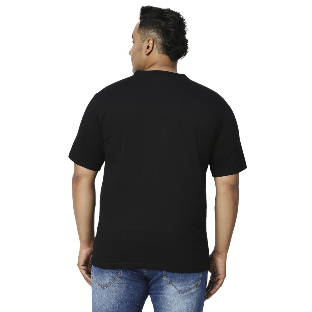 T-Shirt - Henley - Jet Black